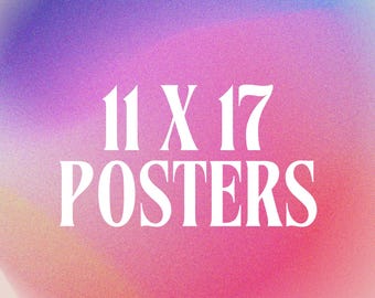 NOUVEAU ! 11 x 17 affiches