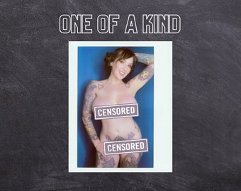 NEW! One of a Kind Nude Instax Polaroid Print