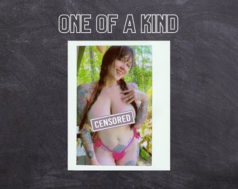 NEW! One of a Kind Nude Instax Polaroid Print