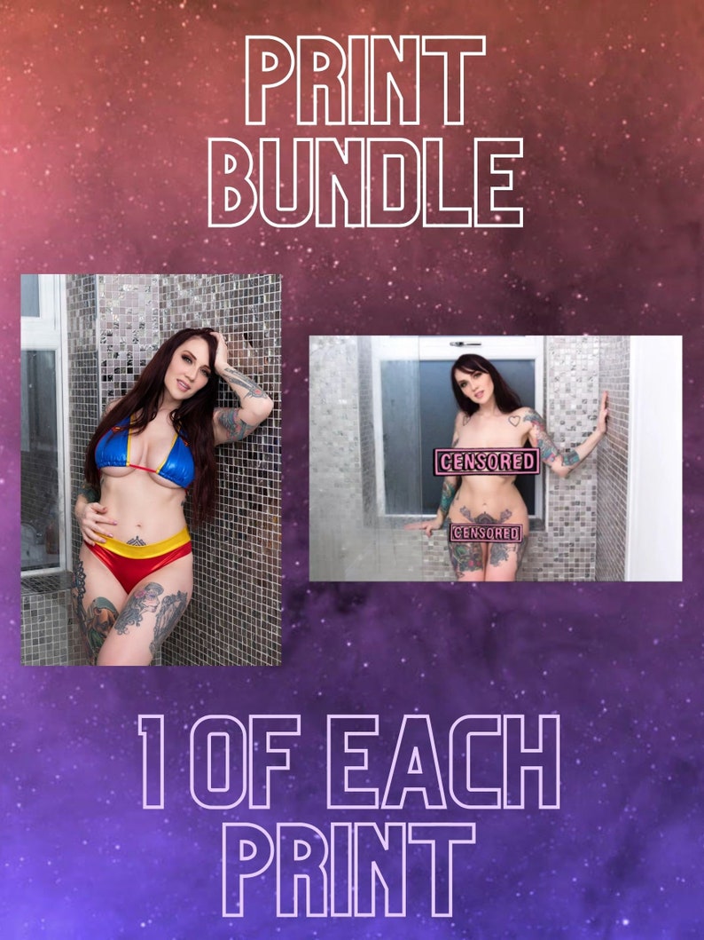 Bikini Shower Print Bundle Available Bundle (1 of each)