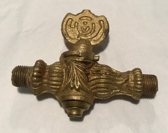 Antique Cast Brass Gas Stop Valve Antique Gas Lighting Fixture