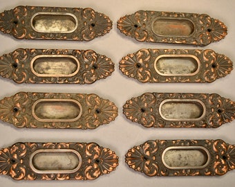 8 Neo Classical Decorative Antique Victorian Brass Window Sash Lifts Architectural Window Hardware