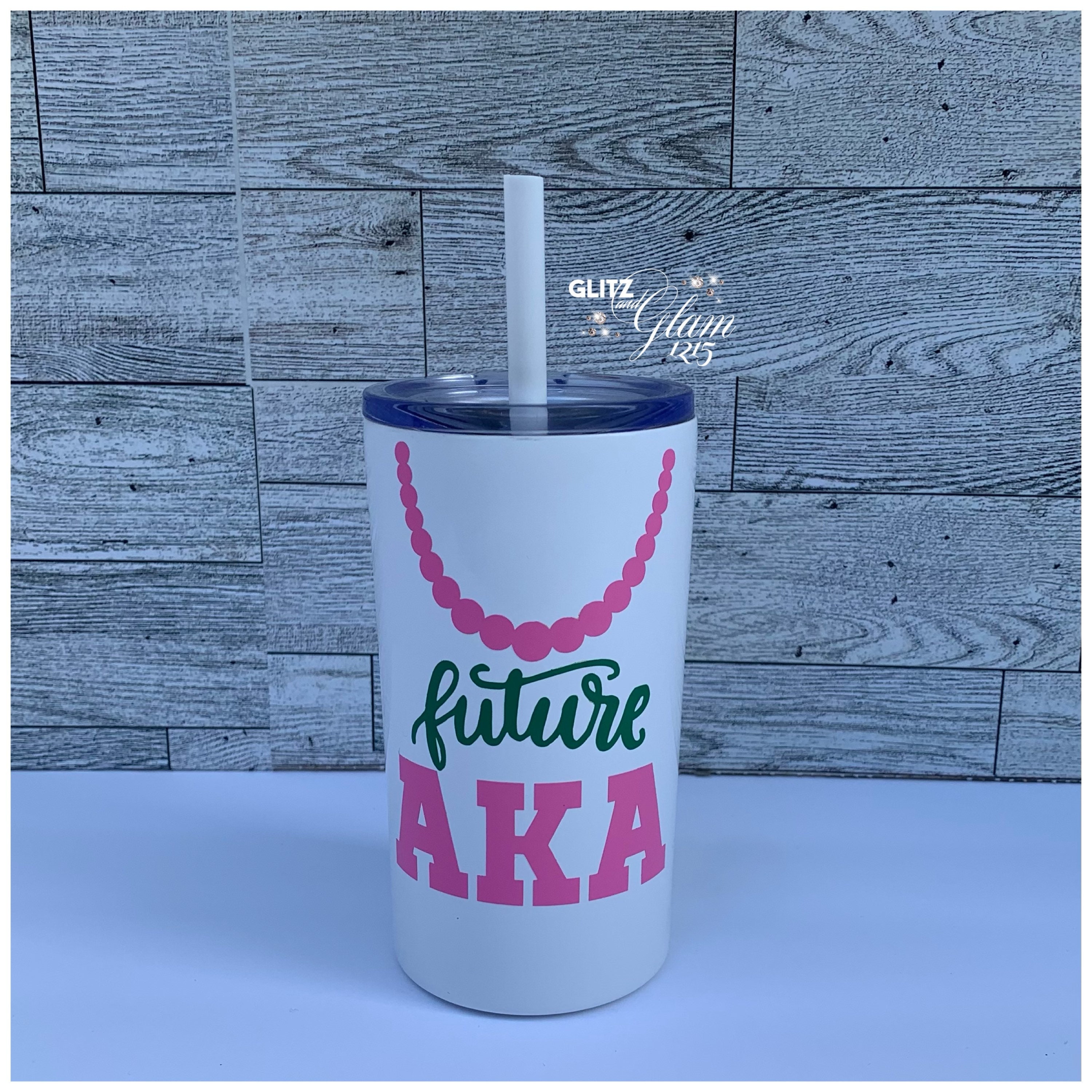 AKA Cup with Straw – Rosa's Greek Boutique, Inc.