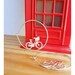 Vintage bicycle silver hoops, classic bike earrings, gift for women cyclist 