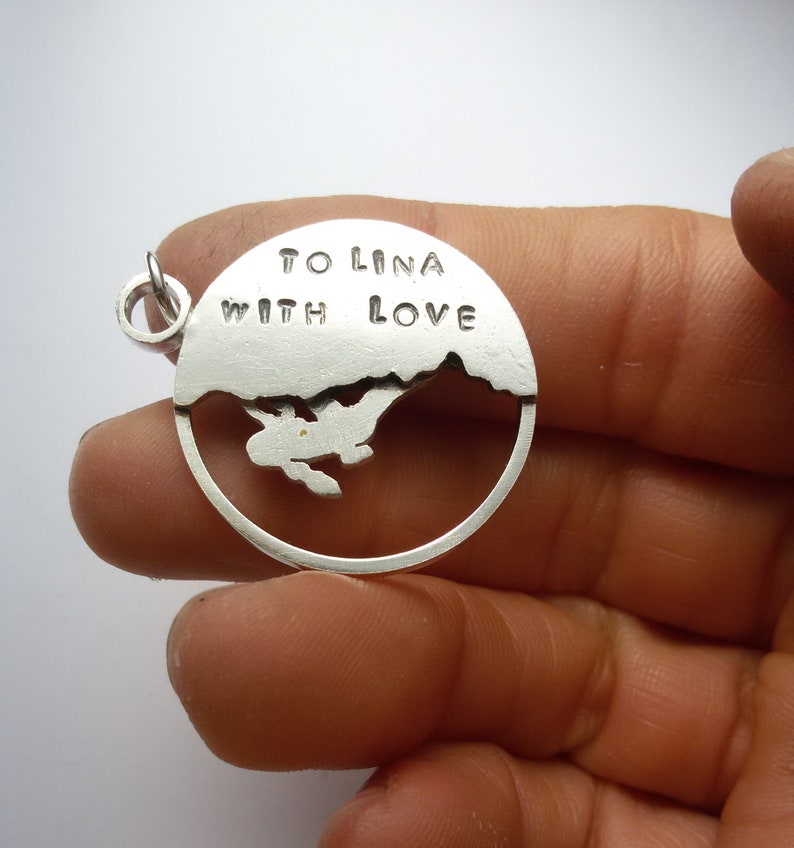 Silver Climber Necklace Handmade Rock Climbing Jewelry and Etsy