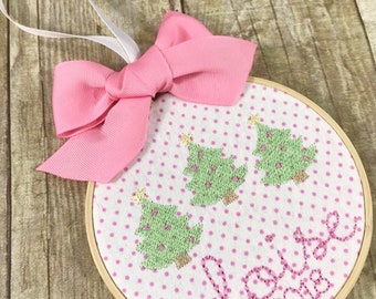 Personalized Christmas Ornament - Monogramed Christmas Tree Ornament