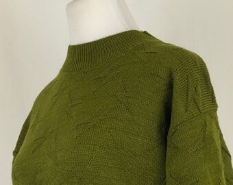 light olive green sweater