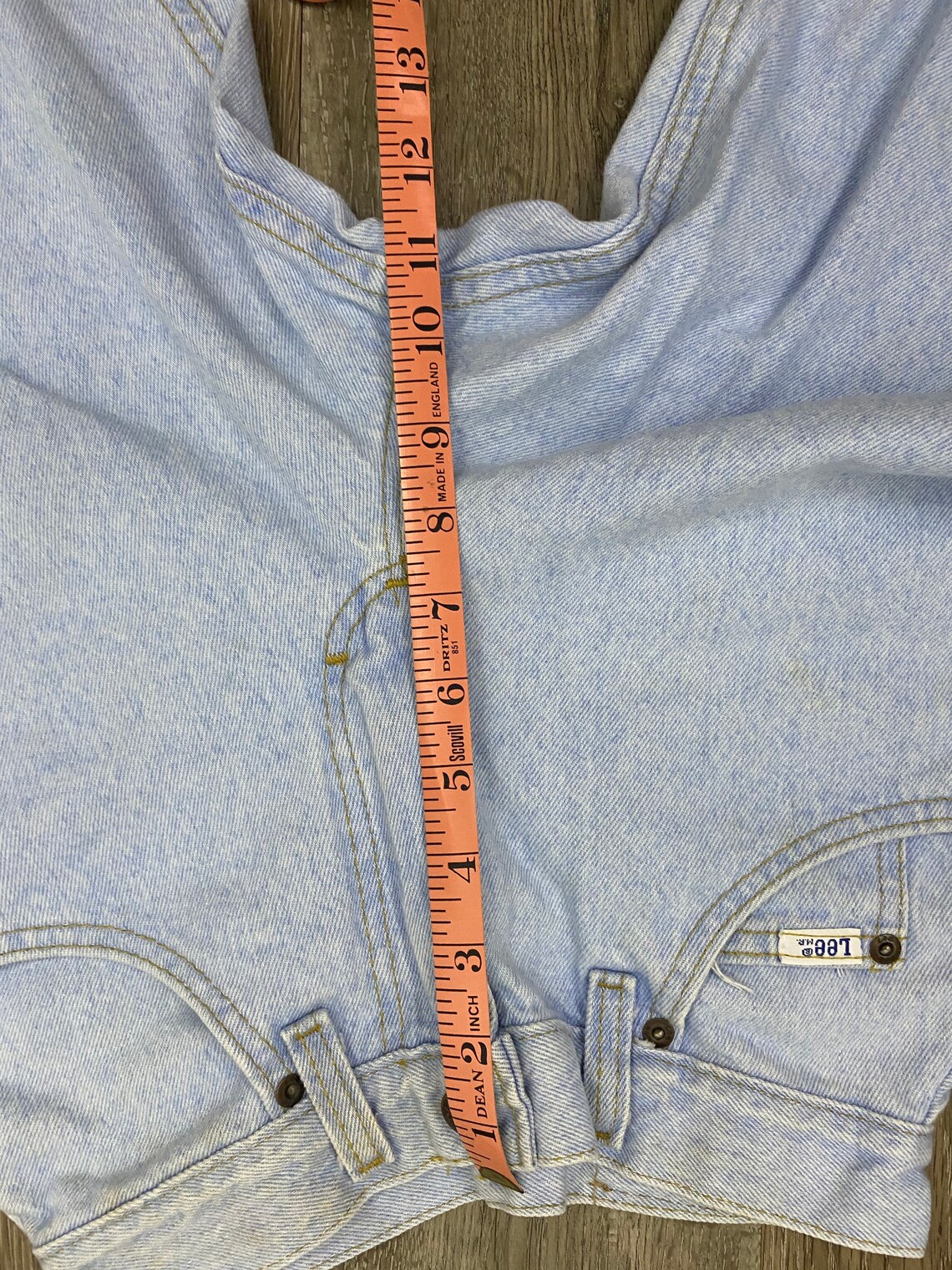 Blue Mom Jeans Bermuda Shorts XS Girls Large 14 Slim Light | Etsy