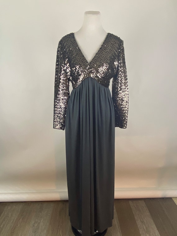 Pewter formal cheap dress