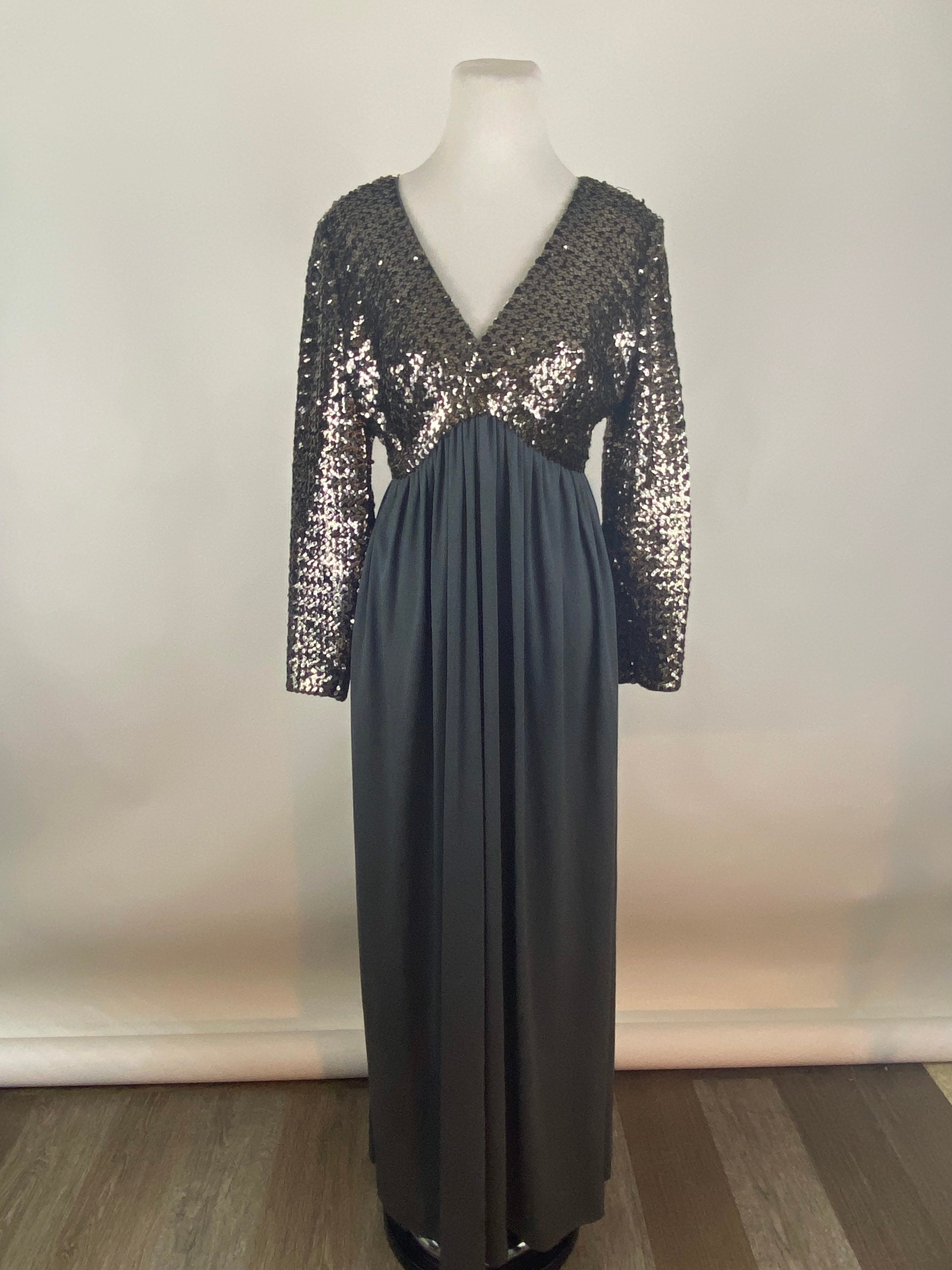 Pewter Grey Dress - Etsy