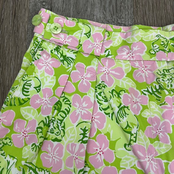 Lilly Pulitzer Bermuda Shorts Small, Pink Tiger Floral 90s Cotton - Etsy
