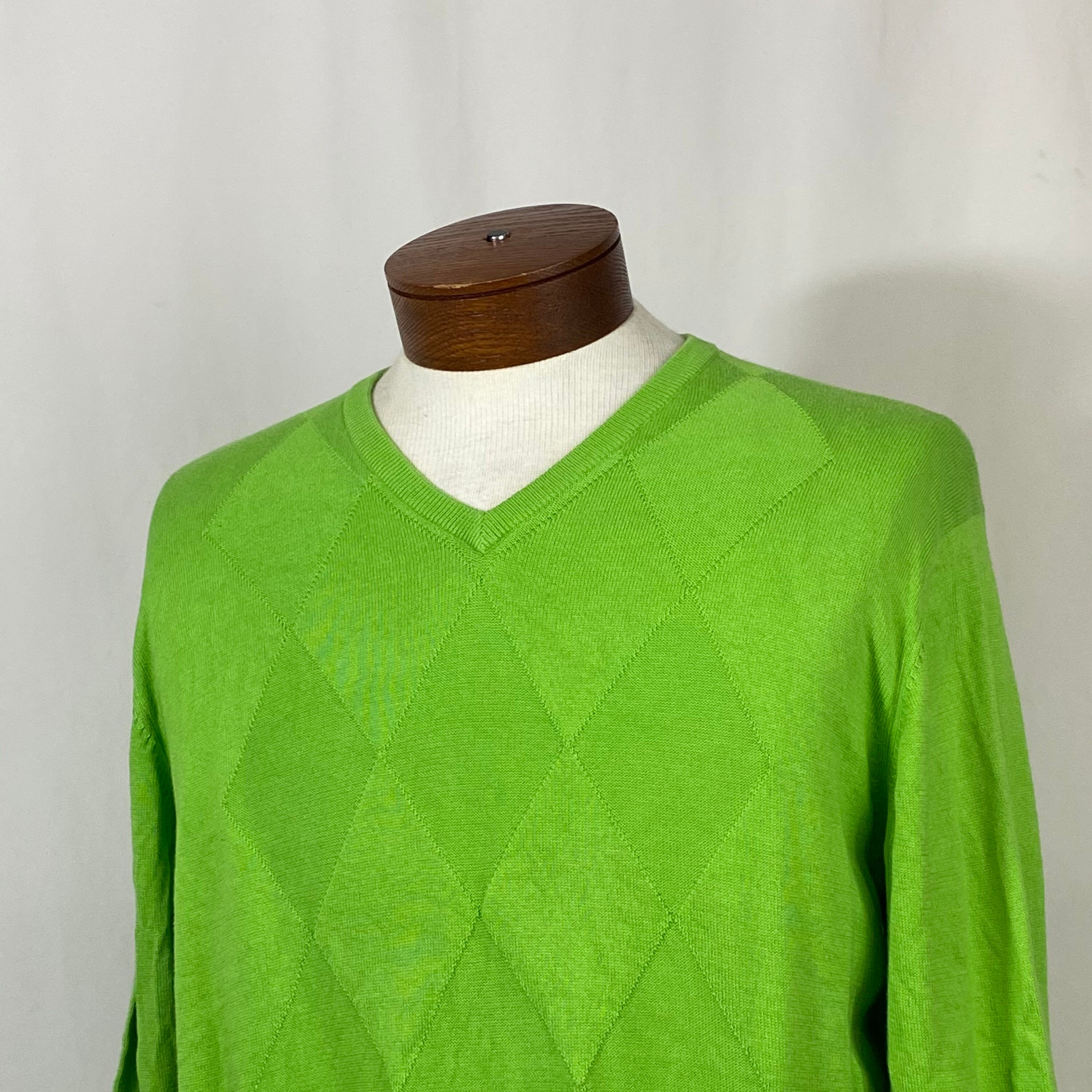 Green Golf Sweater - Etsy Israel