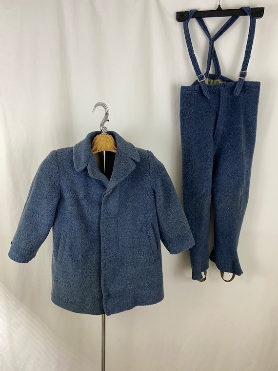 Blue Fifties Snow Suit Medium Boys Jacket Snow Pan