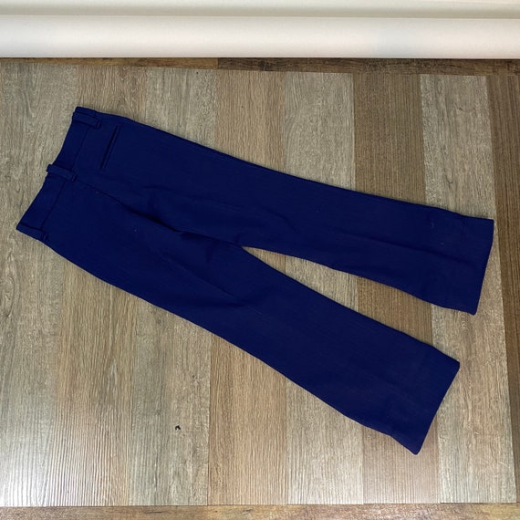 Blue Textured Pants Boys Medium 8 24 Waist 29 Ins… - image 2