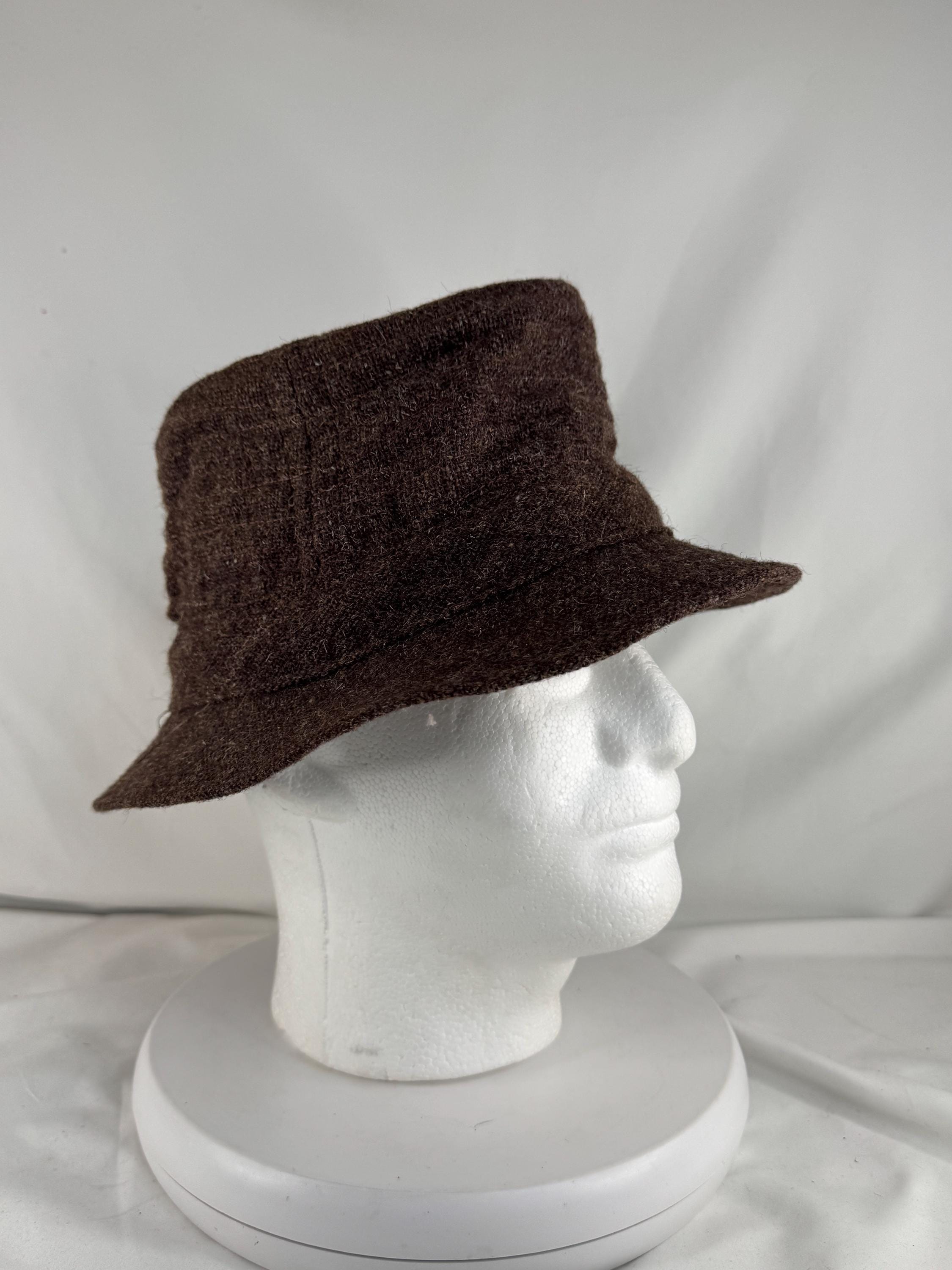 Norm Thompson made‎ by millars wool hat vintage 60s tweed bucket hat Original Irish Country Hat Norm Thompson Wool Tweed Bucket  main image 3