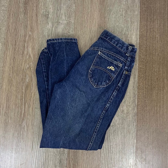 Chic Mom Jeans Small 28 Waist 29 Inseam Dark Wash - Etsy