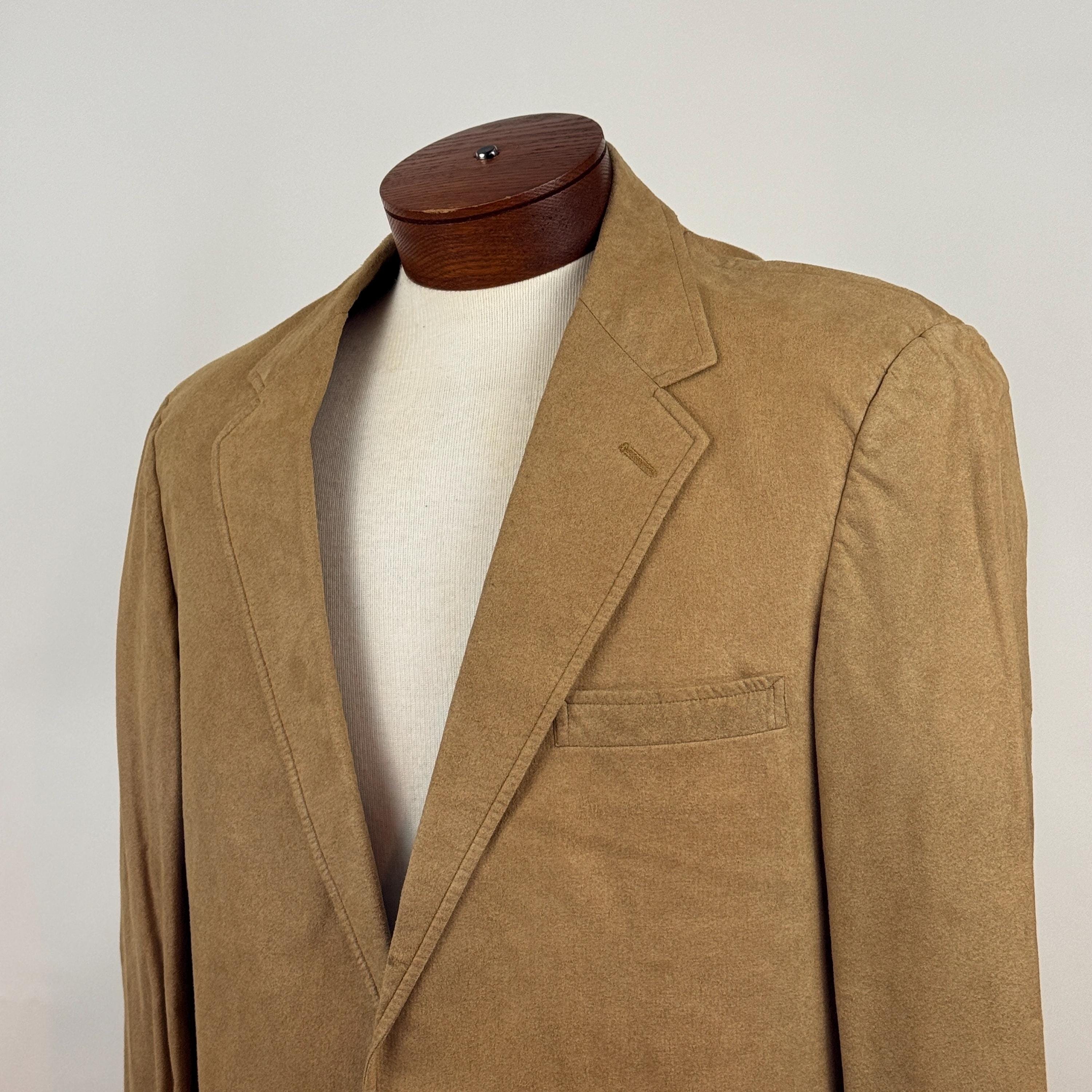 Suede sport jacket Etsy France