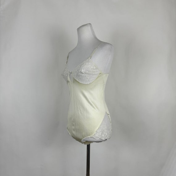 Cream White Lace Teddy 32 XS Extra Small Vanity F… - image 1