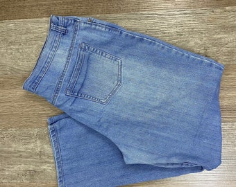 Mom Jeans 35" Waist 29" Inseam Light Wash Large High Waisted 90's Nineties Gloria Vanderbilt