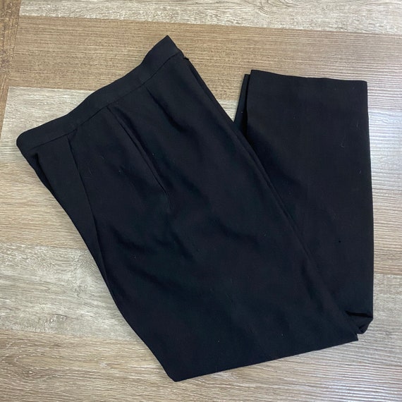 Buy Black High Waist Pants Medium Crepe Pleated Women's 90's High Waisted Size  12 Dress Pants JH Collectibles 90's Wool Lined Online in India 