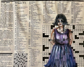 Paper Girl - Girl Who Wears Sunglasses To Do The Crossword