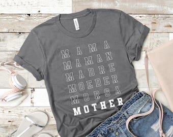 Mama Bella + Canvas Tee : Muttertag Shirt