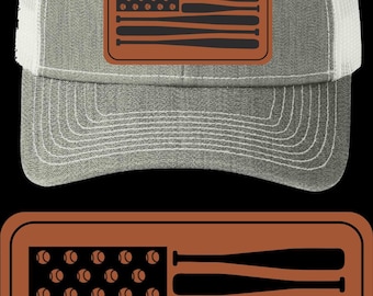 Leather Baseball Patch Cap