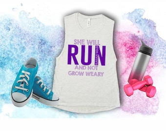 Jesaja 40:31 Laufsport Tank Top