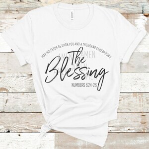 Christian Blessing Tee: Faith Inspired - Unisex Cotton Shirt