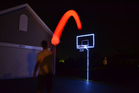 light up basketball hoop kit