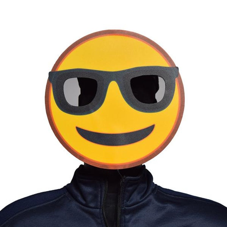 GlowCity Light Up Cool Emoji® Mask Etsy