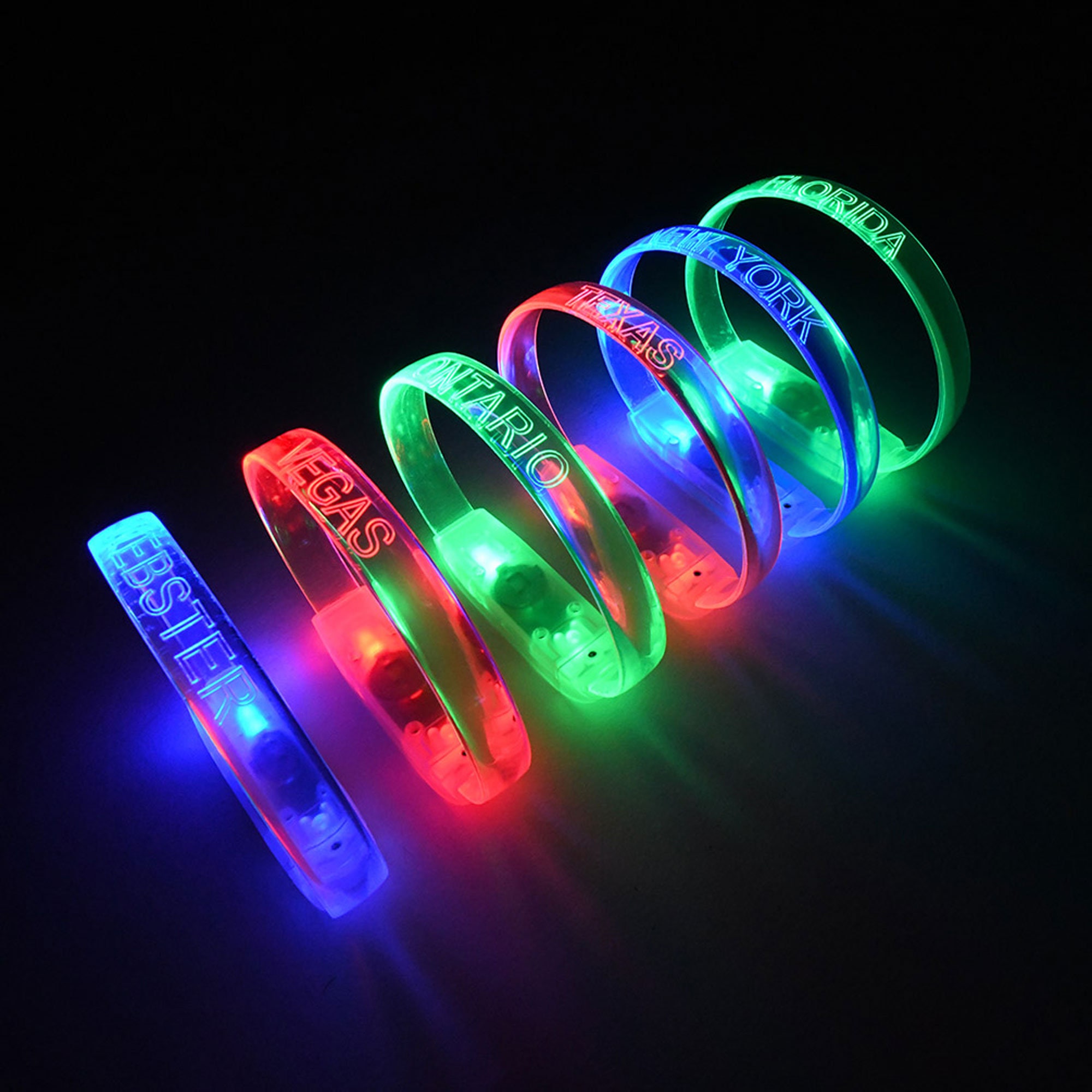 Custom Light Up Bracelets For Weddings Birthday Parties And Etsy
