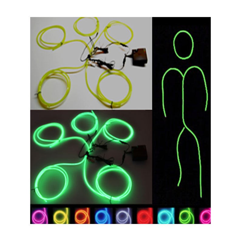 Light Up Stick Figure Costume Kit Basic Etsy