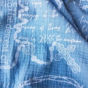 catholic swaddle blanket