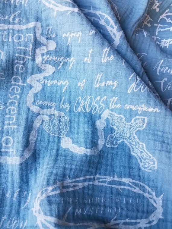 catholic swaddle blanket