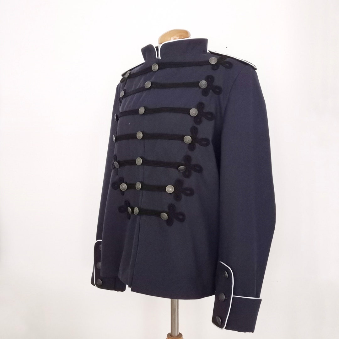 Blue Military Jacket for Historical Reenactment of the 19th Blue Military Jacket for Historical Reenactment of the 19th