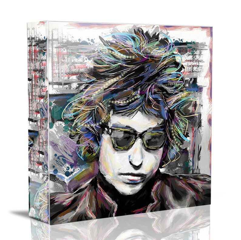 Bob Dylan Art Original Painting Canvas Art Print Etsy