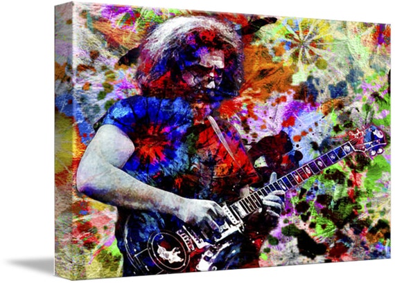 Grateful Dead Jerry Garcia Canvas Art Prints