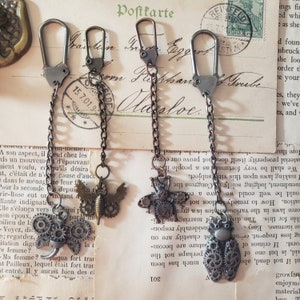Steampunk Bug Planner Charm: Traveler&#39;s Notebook Accessory