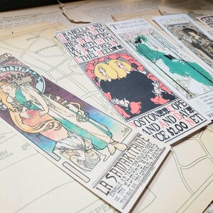 Vintage Bookmarks: Elegant Women Portraits (Digital Download, Set of 5) image 5