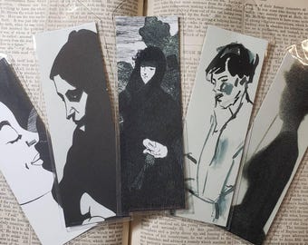 Feminist Bookmarks for Readers - Vintage Style Set of 5