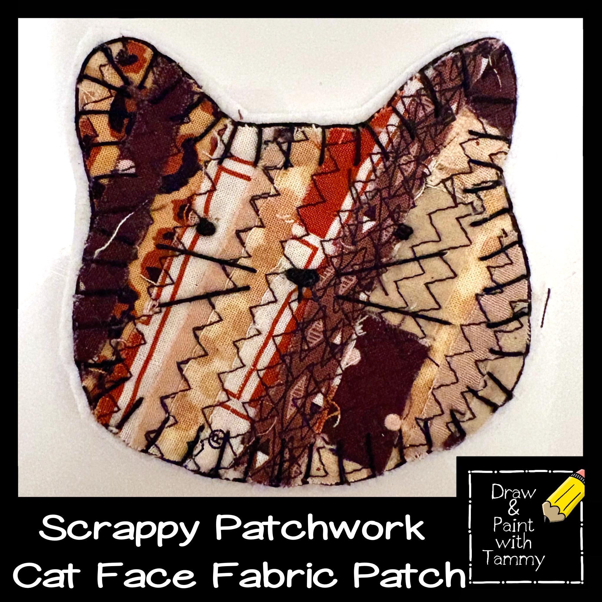Handmade Patchwork Cat Applique - Iron on or Sew on Quilt Patch - Etsy