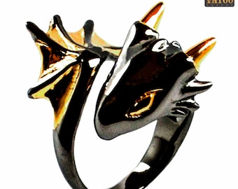 Black Knight Dragon Ring
