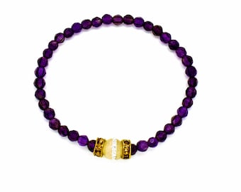 Moonlit Amethyst Bracelet