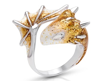 Moonlit Dragon Ring