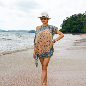 Merry Leaves Pleated Kaftan