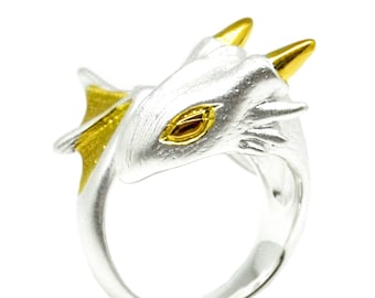 Snow Dragon Ring