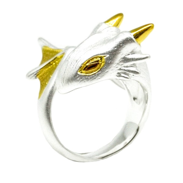 Snow Dragon Ring