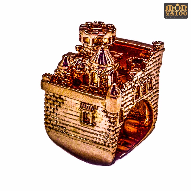 Rose Gold Castle Ring image 3