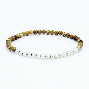 Silver Jasper Bracelet